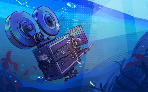 Directors Spotlight image with a Cine Simplex Motion Picture Camera under water