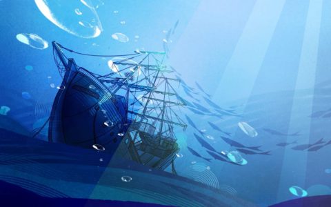 Producers marketplace image featuring a galleon sailing ship